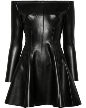 Norma Kamali Mini Jurk 'Grace' - Zwart
