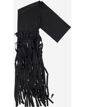 Carven Silk Scarf - Black