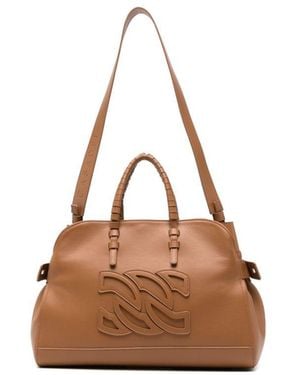 Casadei Park Avenue Tote Bag - Brown