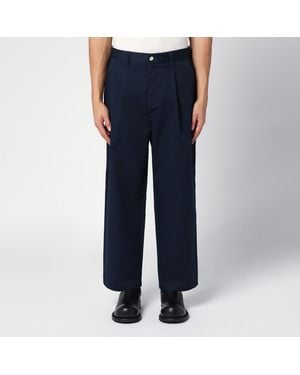 New Amsterdam Surf Association Cotton Blend Trousers - Blue