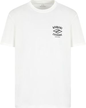 ARMANI EXCHANGE T -Shirts und Polos Beige - Weiß