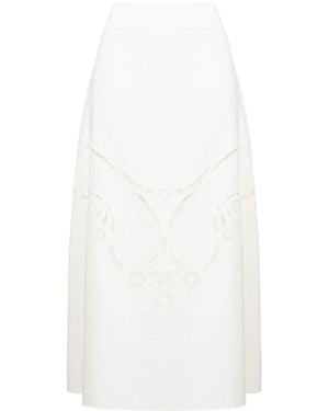 Chloé Midi Skirt - White
