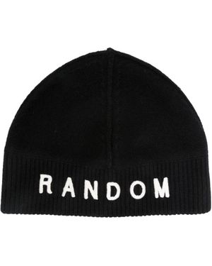 Random Identities Mütze Mit Logo-Stickerei - Schwarz