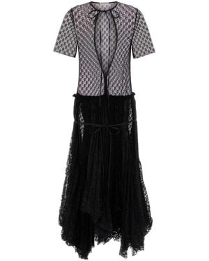 JW Anderson Mixed Lace Dress - Multicolour