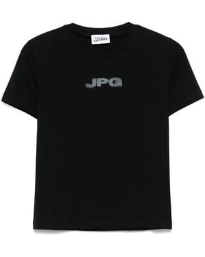 Jean Paul Gaultier Stretch Cotton T -shirt - Zwart