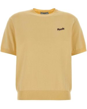 Prada Knit T-Shirt - Yellow