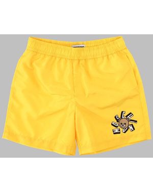 Moschino Swim Shorts With
Gift Box - Yellow