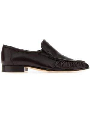 The Row Slip On Loafers - Black
