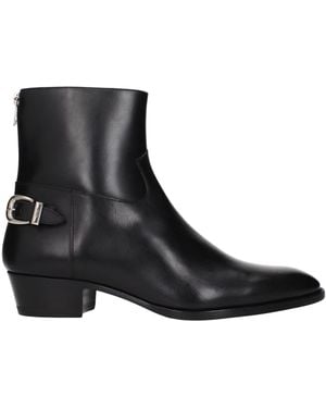 Celine Boots Leather - Black