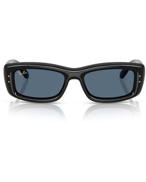 Ray-Ban Sonnenbrille Rb4944 601/80 Kiliane Puffer X Asap Rocky Schwarz/Dunkelblau Unisex