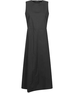 MIZUIRO Vestido largo de algodón - Gris