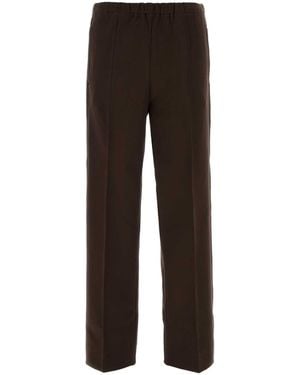 Miu Miu Stretch Viscose Blend Pant - Black
