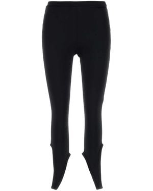 Courreges 'Reserved Tech' Leggings - Black