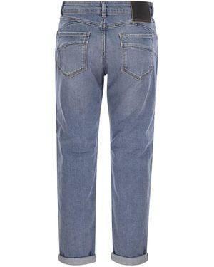 Sportmax Navata Perfect Fit Denim mit Freundeslinie - Blau