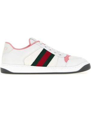 Gucci Screener Trainers - White