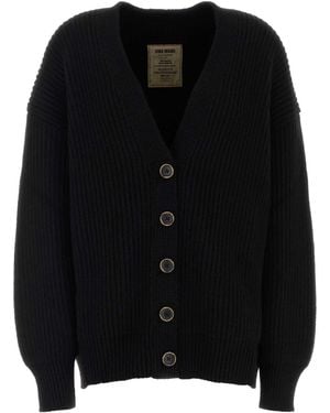 Uma Wang Over Cardigan - Black