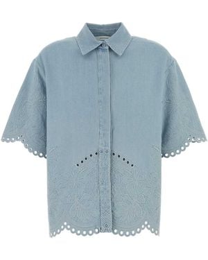 Zimmermann Denim Daylight Shirt - Blue