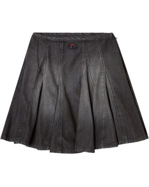DIESEL Mini-Plooirok - Zwart