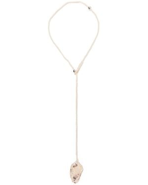 Our Legacy Crochet Catch Necklace - White