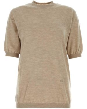 Bottega Veneta Cappuccino Cashmere Jumper - Natural