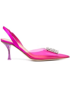 DSquared² Rhinestone Detail Slingback Pumps - Pink