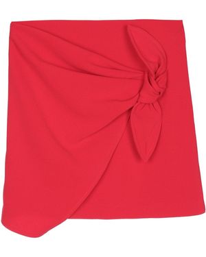 Elisabetta Franchi Gonna Corta Fiocco - Red