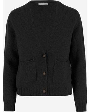 Oliver Lattughi Cashmere Cardigan - Zwart