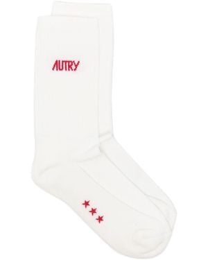 Autry Socks Main - White
