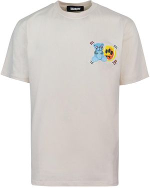 Barrow T -Shirt Bianca Mini Orsetto - Weiß
