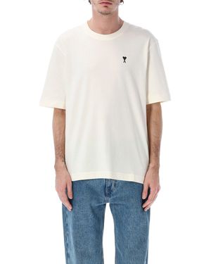 Ami Paris Place Des Victoires Tee - White