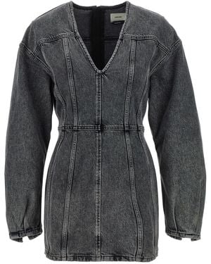 Haikure Denim -Kleid - Schwarz