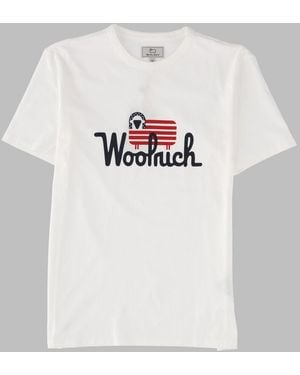 Woolrich Flag T Shirt - White