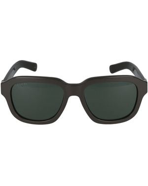 Gucci Bruin Groene Zonnebril Stijlvol Model