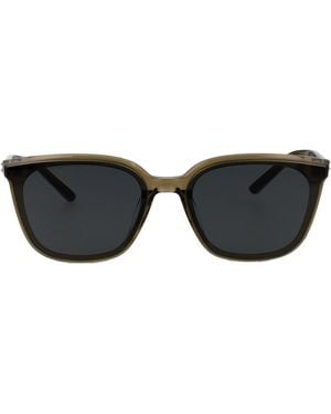 Gentle Monster Sanfte Monster quadratische Sonnenbrille Pino KC1 Khaki Schwarz