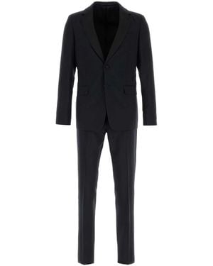 Prada Midnight Blue Wool Blend Suit - Black