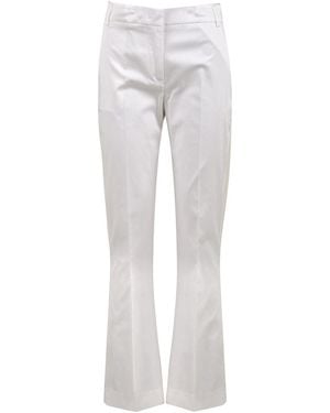 Drumohr Broek Wit - Grijs
