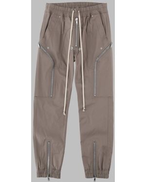Rick Owens Cargo Trousers Heizer Cotton - Brown
