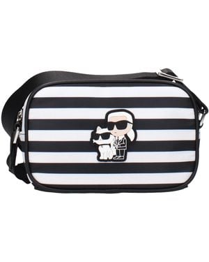 KARL LAGERFELD Sleeveless Bags And Fabric - Blue