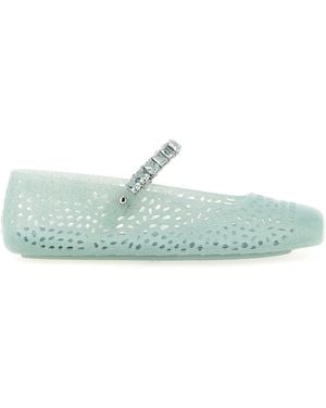 Jimmy Choo 'the Jelly' Balletflats - Groen