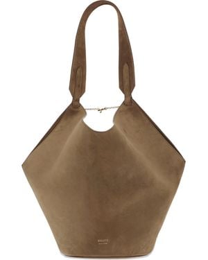 KHAITE Lotus Small Tote - Brown