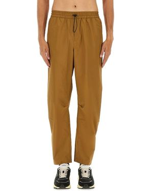 Autry Rain Tech Nylon Pants - Natural