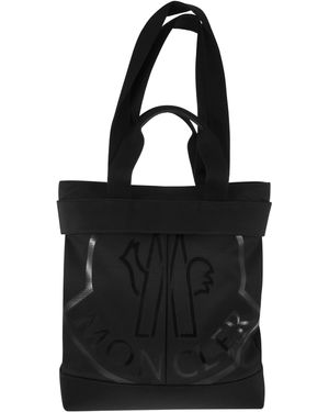 トートバッグ MONCLER Small 'Tech' shopping bag Moncler Small 'Tech' Shopping Bag in Black for Men | Lyst