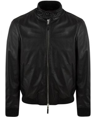 The Jack Leathers Coats - Black