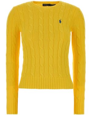Polo Ralph Lauren Julianna-Long Sleeve-Pullover - Yellow