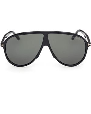 Tom Ford Zonnebril Ft1211 01 N Vladimir Zwart/groen Heren - Grijs