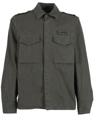 Aspesi Camicia Uomo - Verde