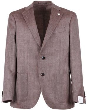 Luigi Bianchi Giacca Drop 7 - Purple