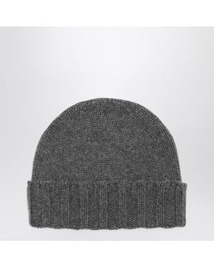 Drumohr Cashmere Beret - Grey