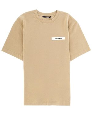 Jacquemus "Grosgrain" T-Shirt - Natural
