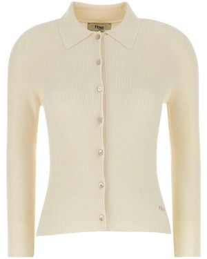 Fendi Shirt Essential Ribs - White